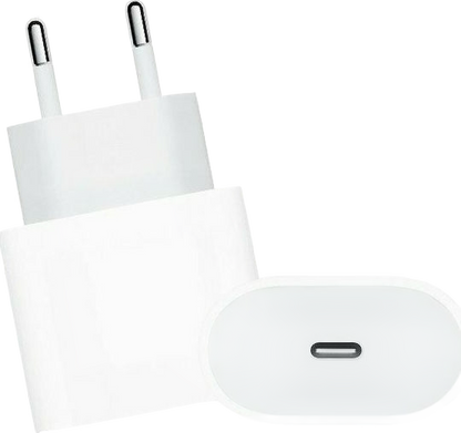 Φορτιστής Χωρίς Καλώδιο με Θύρα USB-C 20W Λευκός