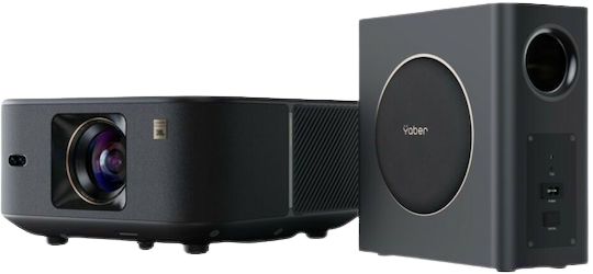 Yaber Lcd Fullhd 1080p Multimedia Projector With Jbl Speakers And Subwoofer - Black - (K2s Pro)